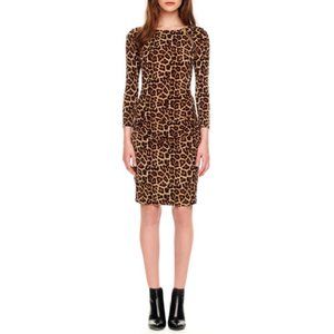 MICHAEL Michael Kors Leopard-Print Zipper Dress